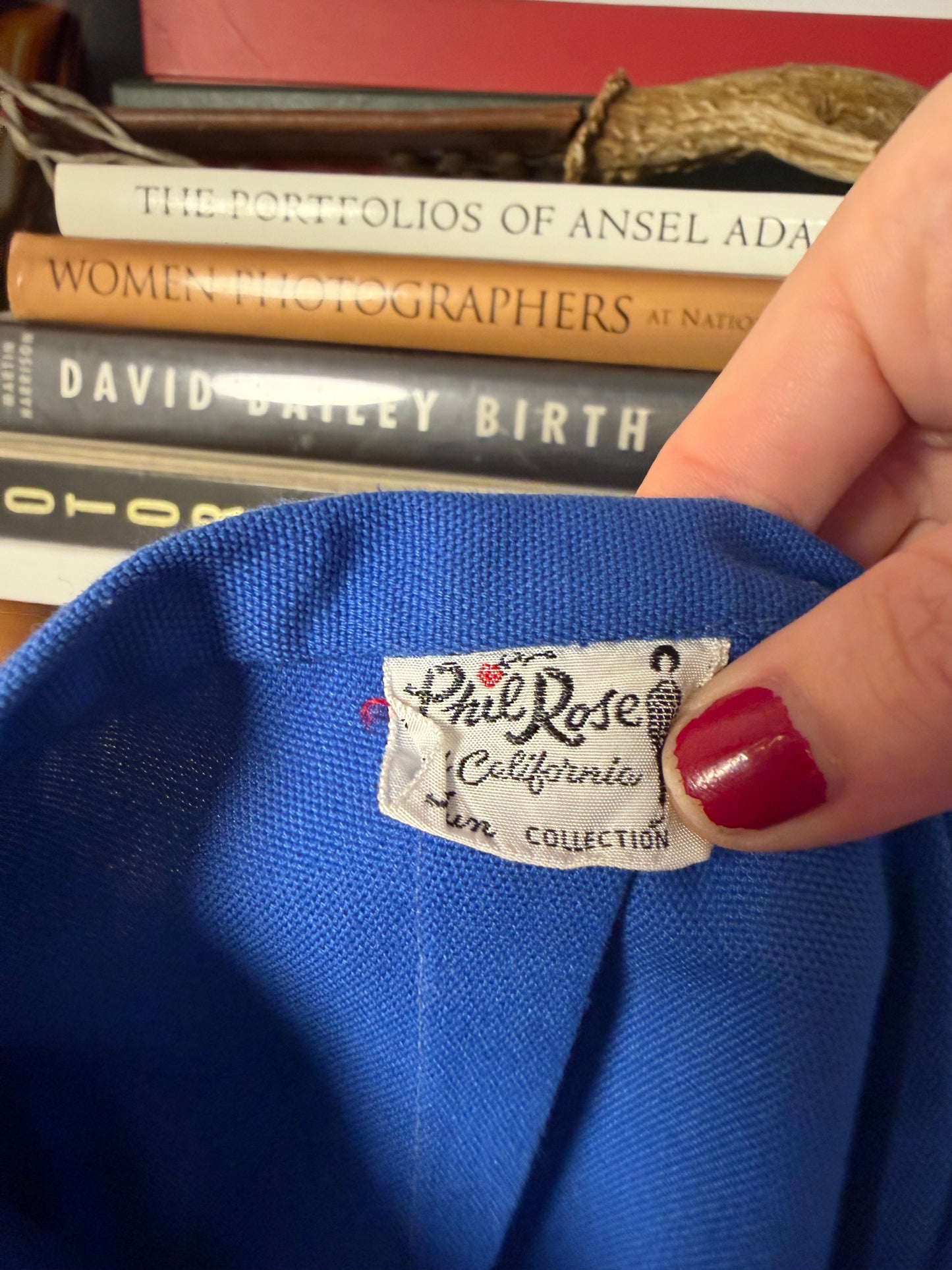 1960s–70s Phil Rose California Blue Trousers