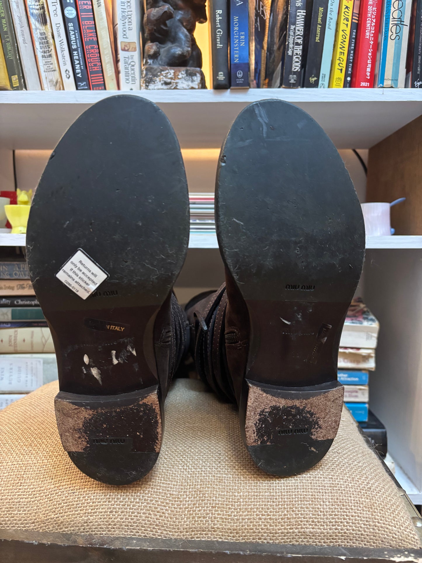 Miu Miu Suede Boots 36