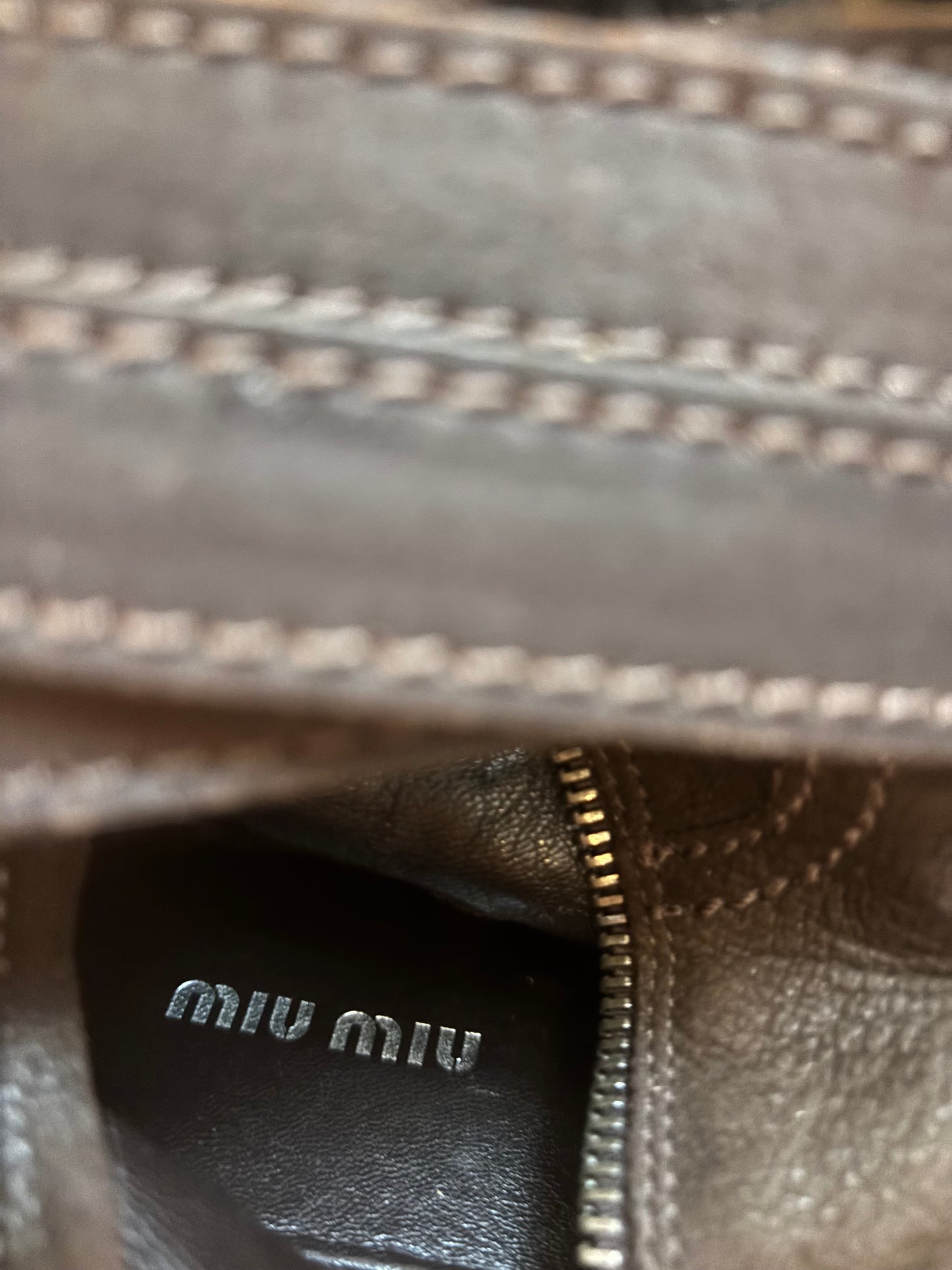 Miu Miu Suede Boots 36