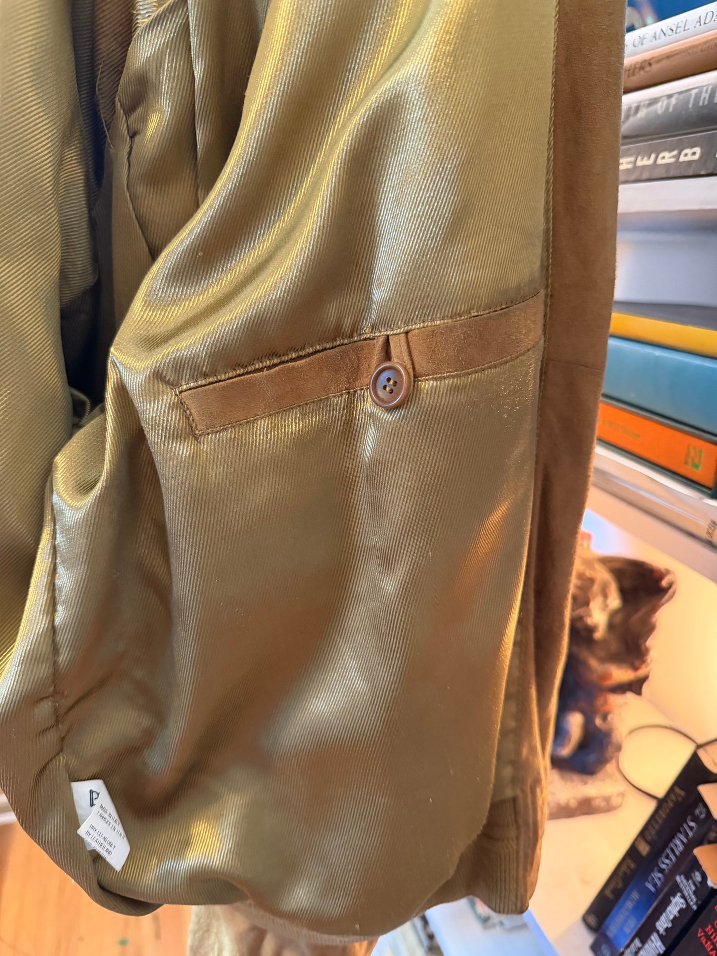 Saks Suede lined Bomber Jacket