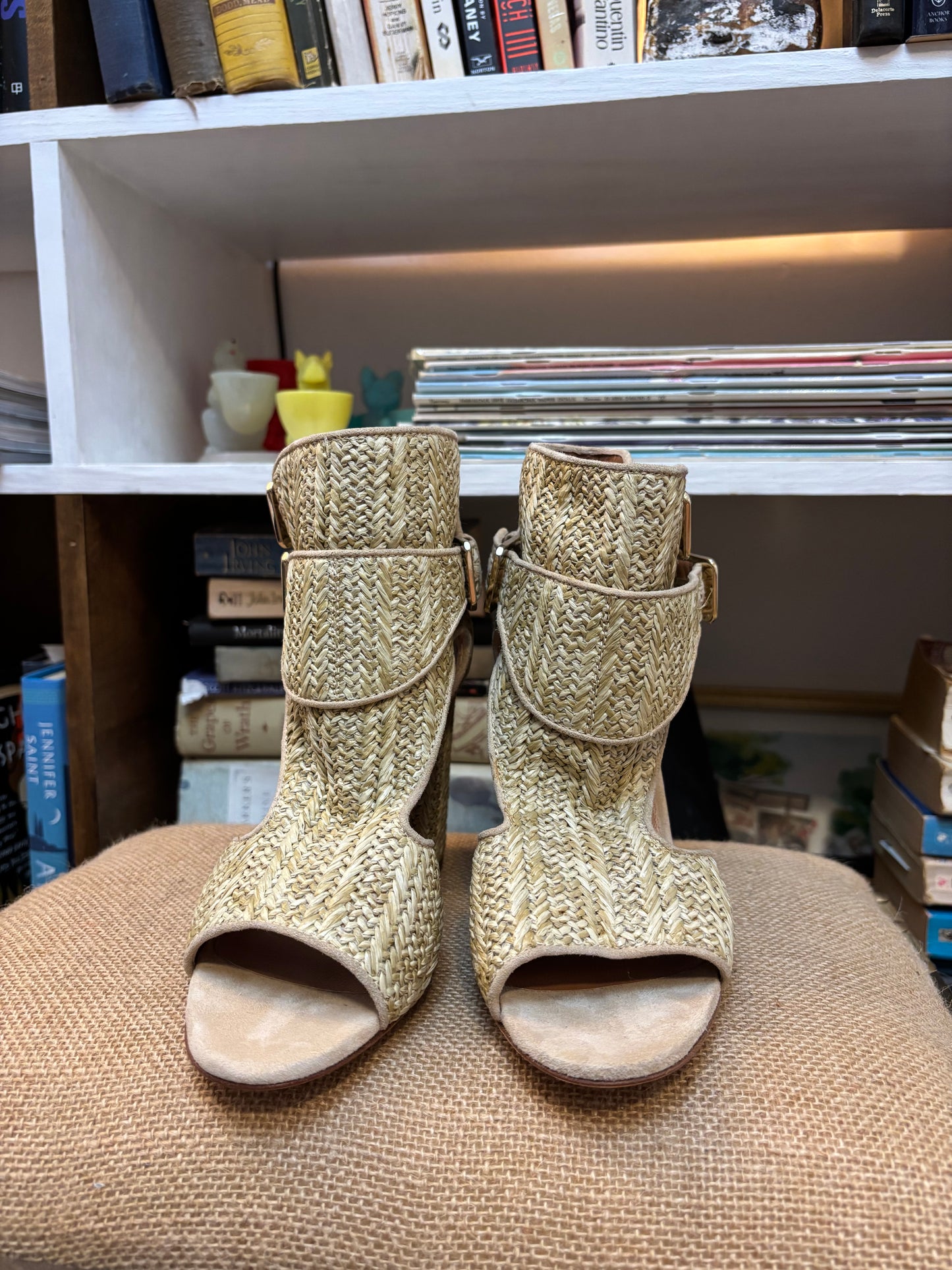 Laurence Dacade Raffia Sandals 36