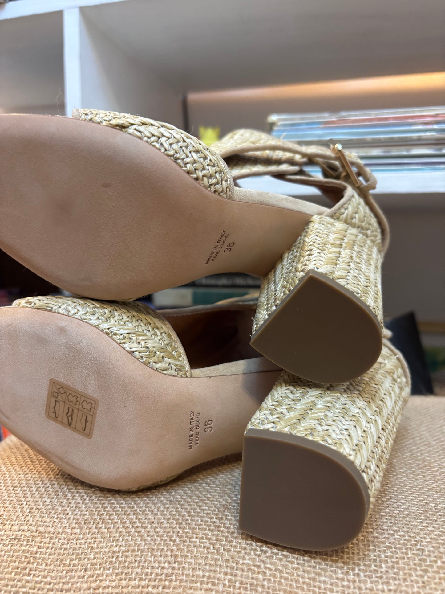 Laurence Dacade Raffia Sandals 36