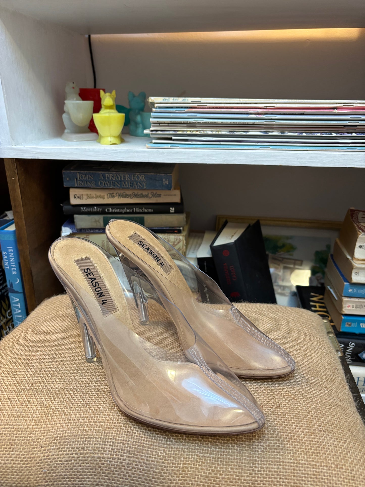 Yeezy Season 4 Clear Mules 37
