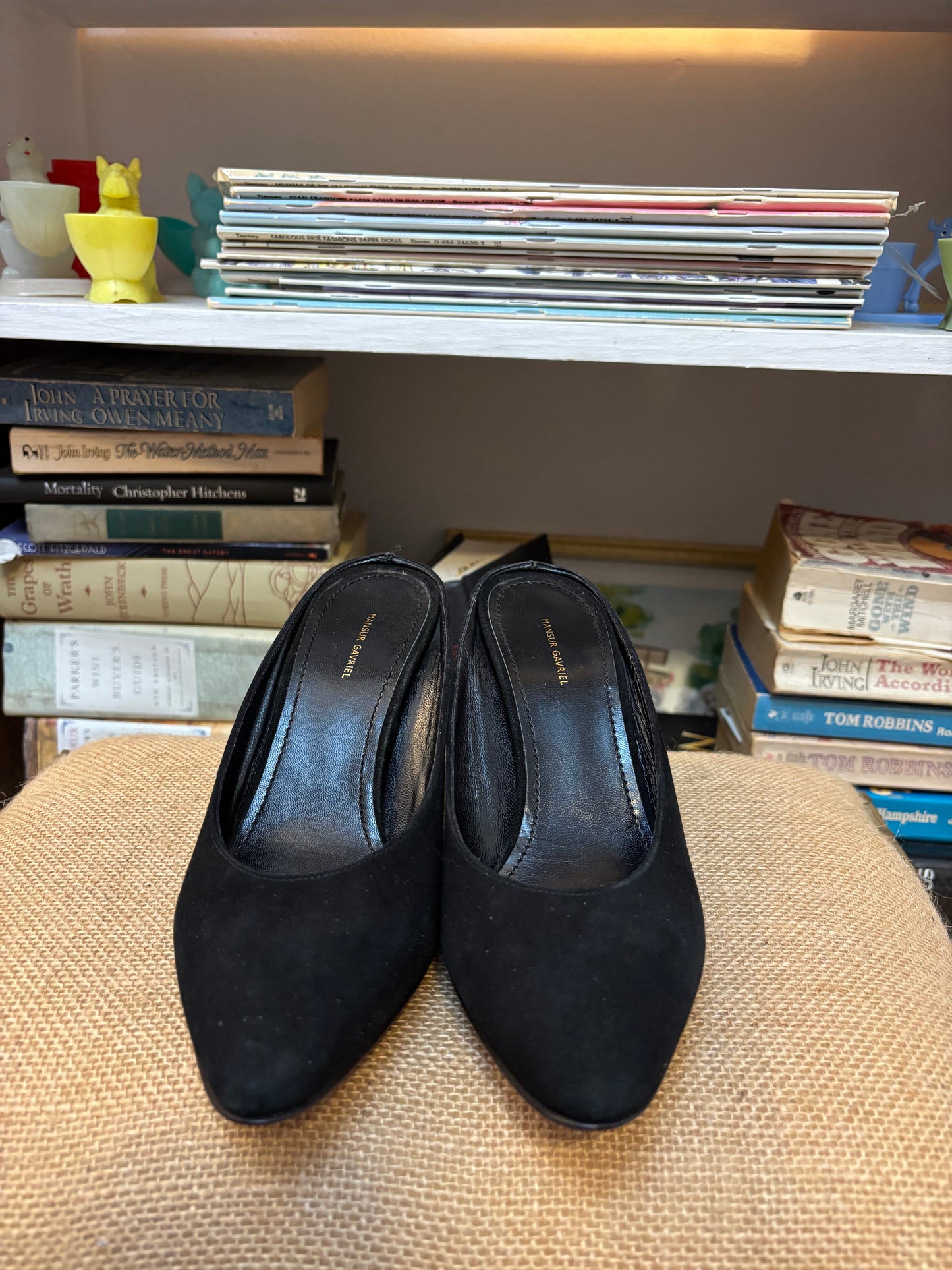 Mansur Gavriel Suede Mules 36