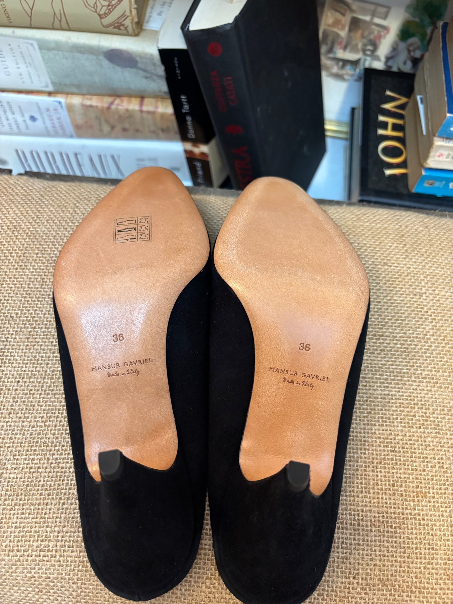 Mansur Gavriel Suede Mules 36