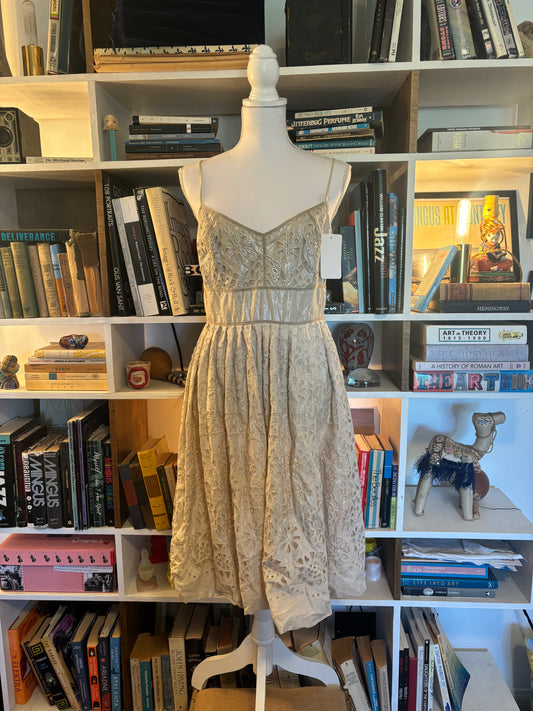 DKNY embroidered dress