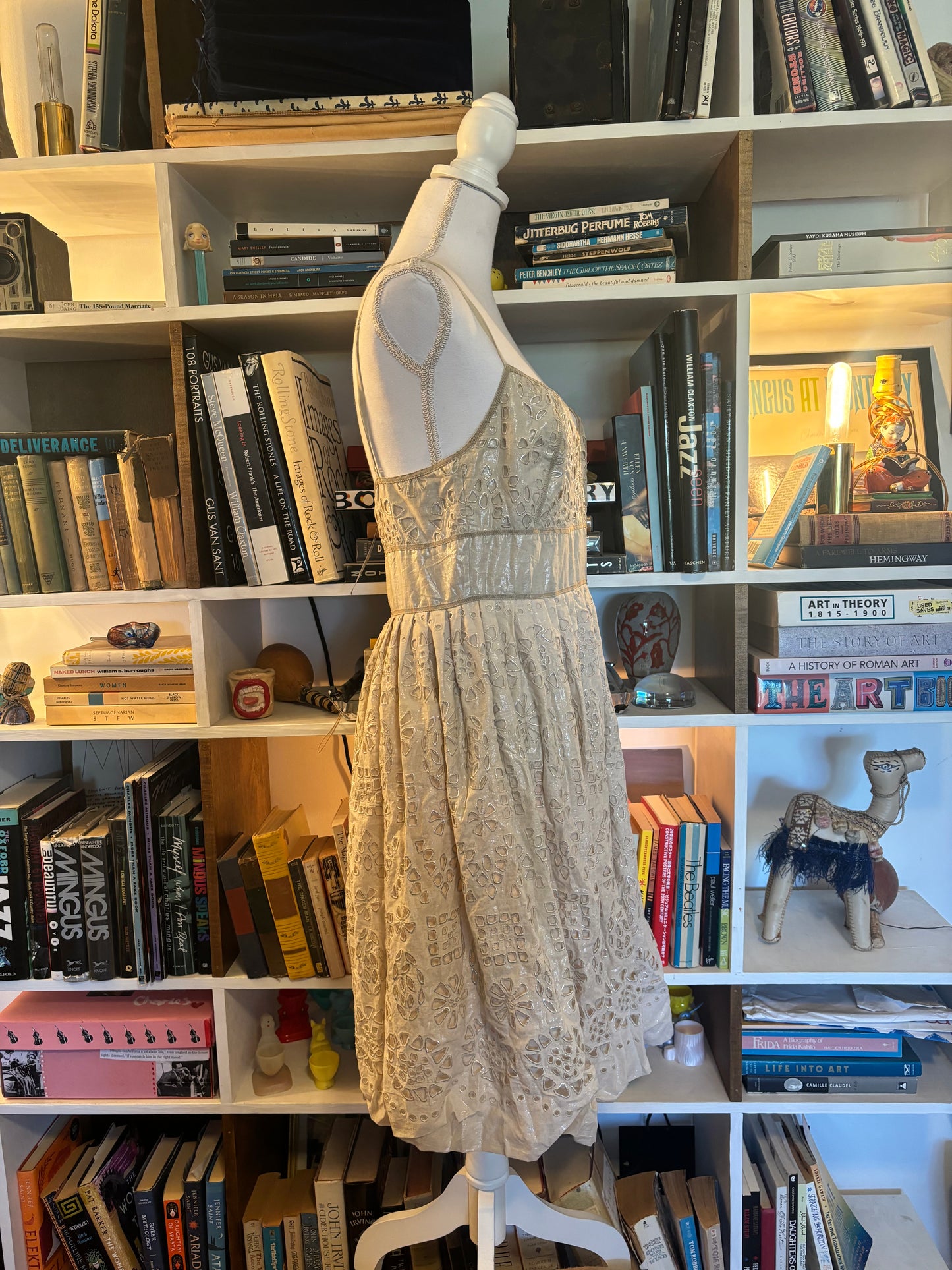 DKNY embroidered dress