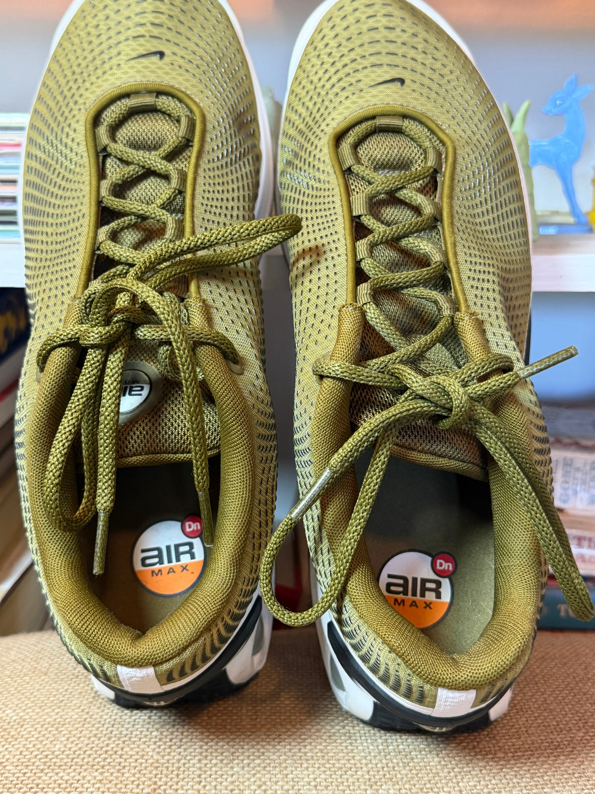 Nike Air Max Dn Olive Green Sneakers - Size 11