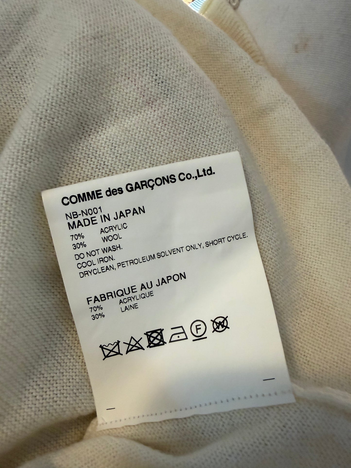 Comme des Garçons 2018 Pom Pom Cardigan