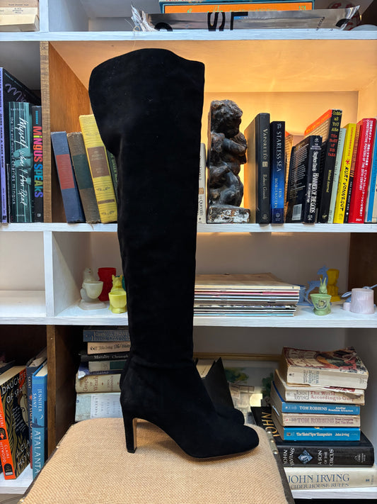 L'agence Suede Over The Knee Boots 36