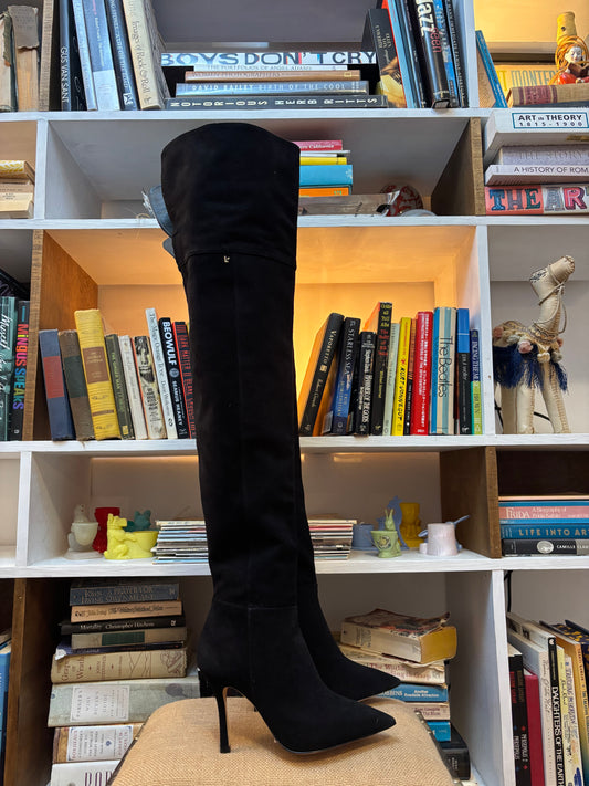 Larroude Suede Over The Knee Boots 6