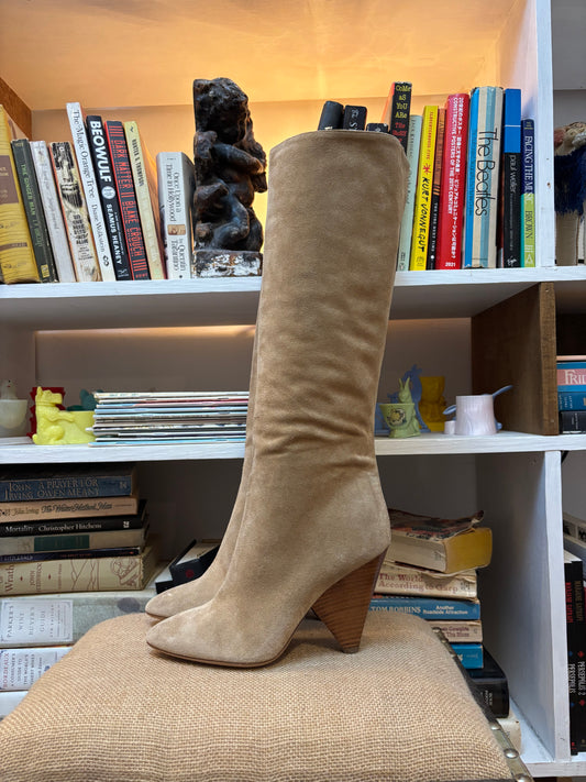 Michael Kors Tan Suede Boots 36
