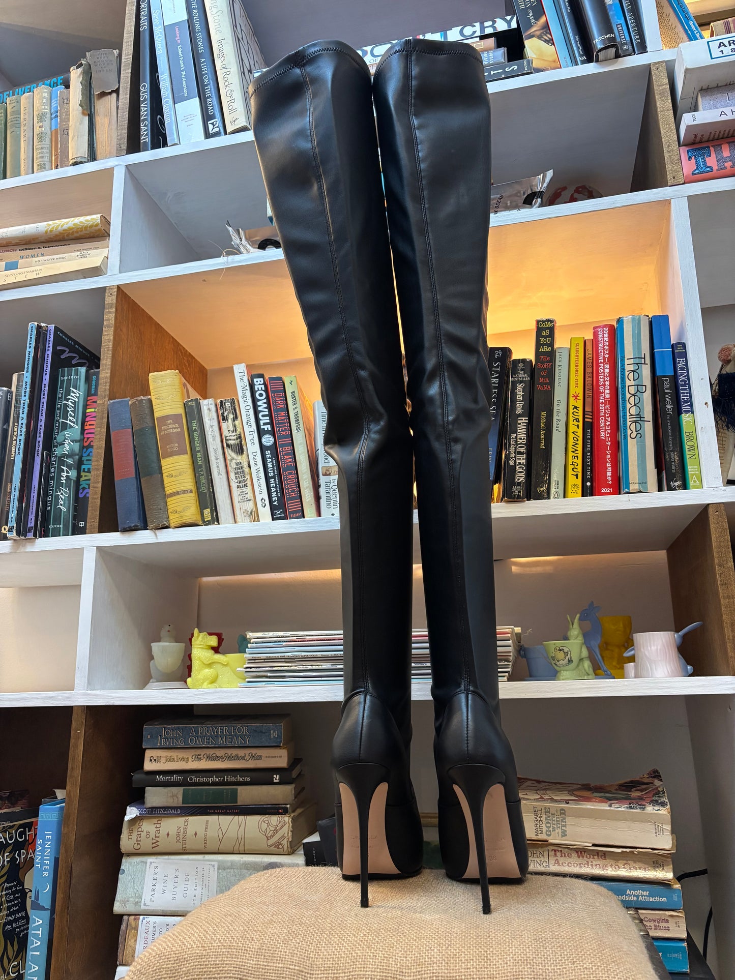 Le Silla Leather Over The Knee Boots 36