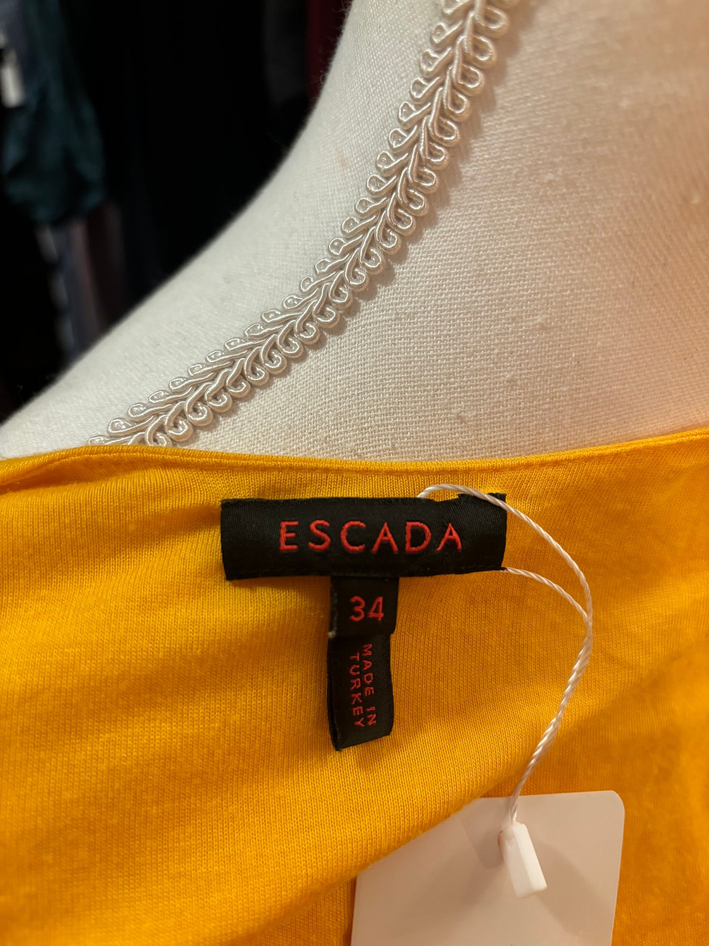 Escada Yellow Tunic