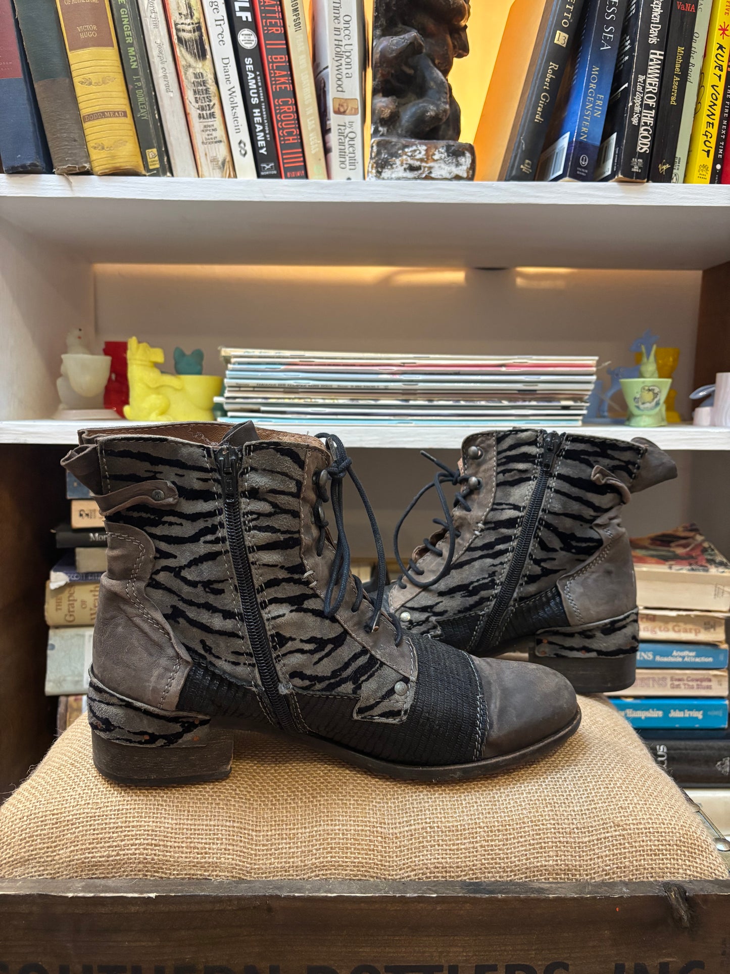 Charme Patchwork Boots 40