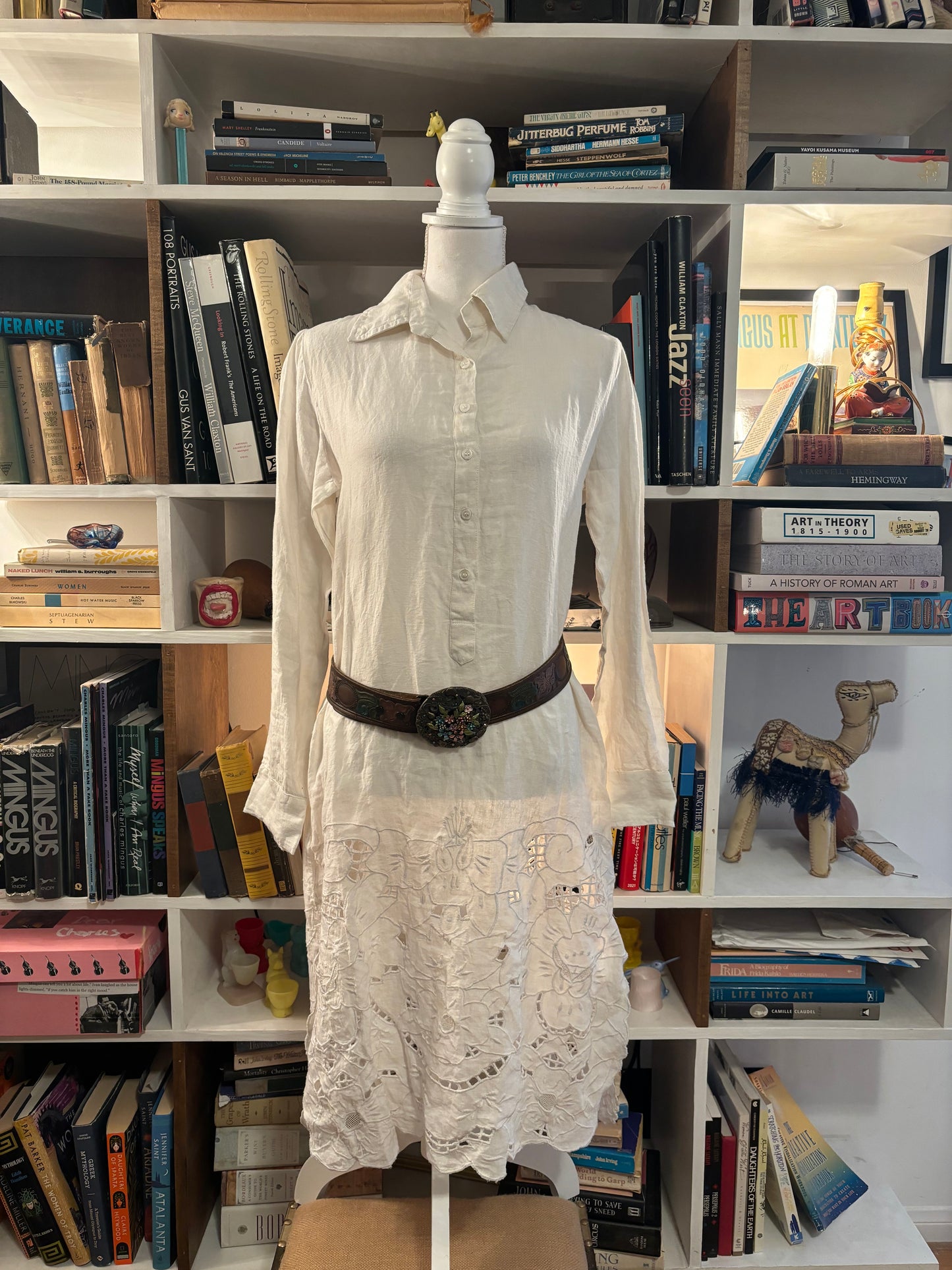 Linen Maxi Button Down Dress