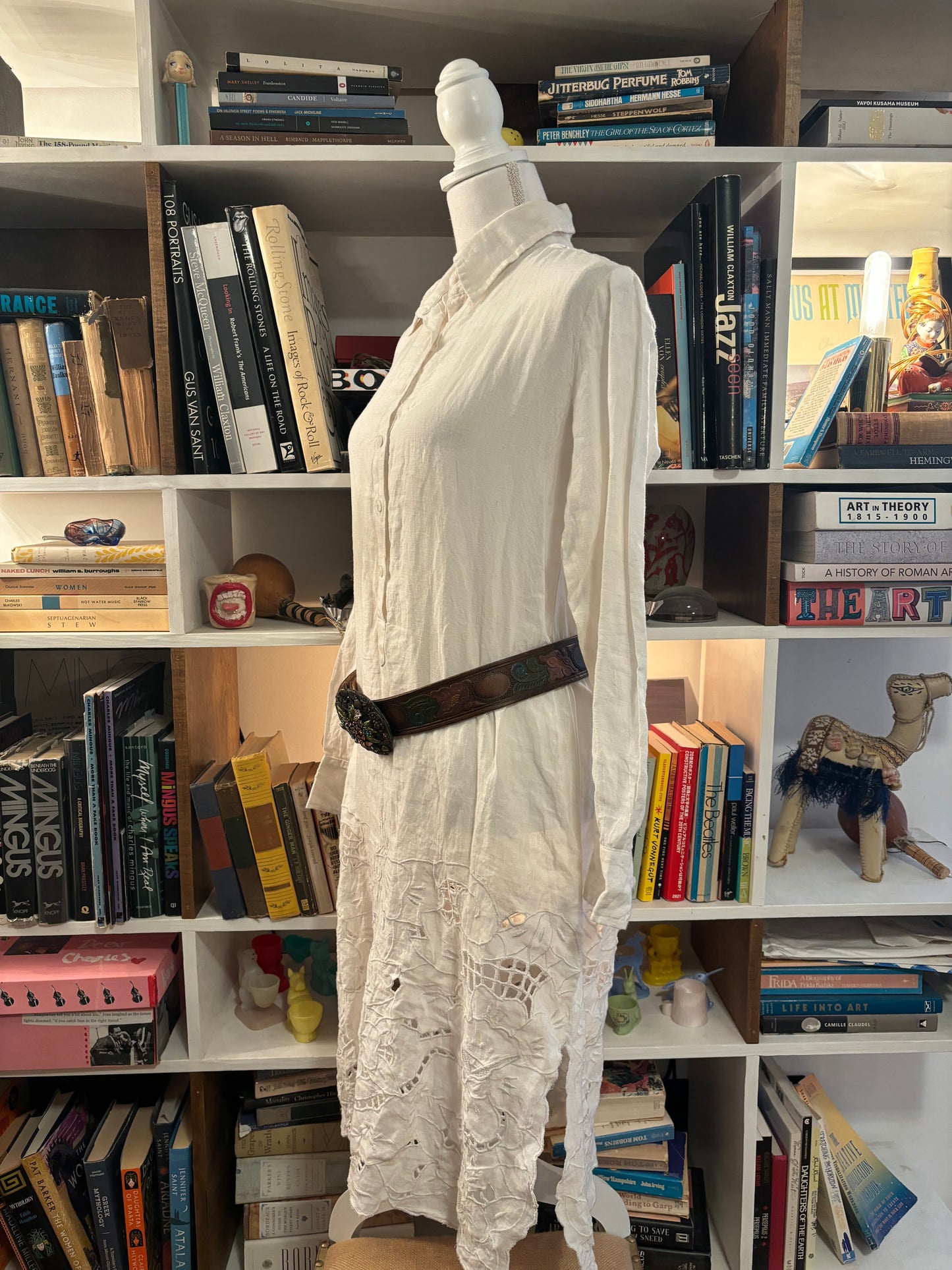 Linen Maxi Button Down Dress