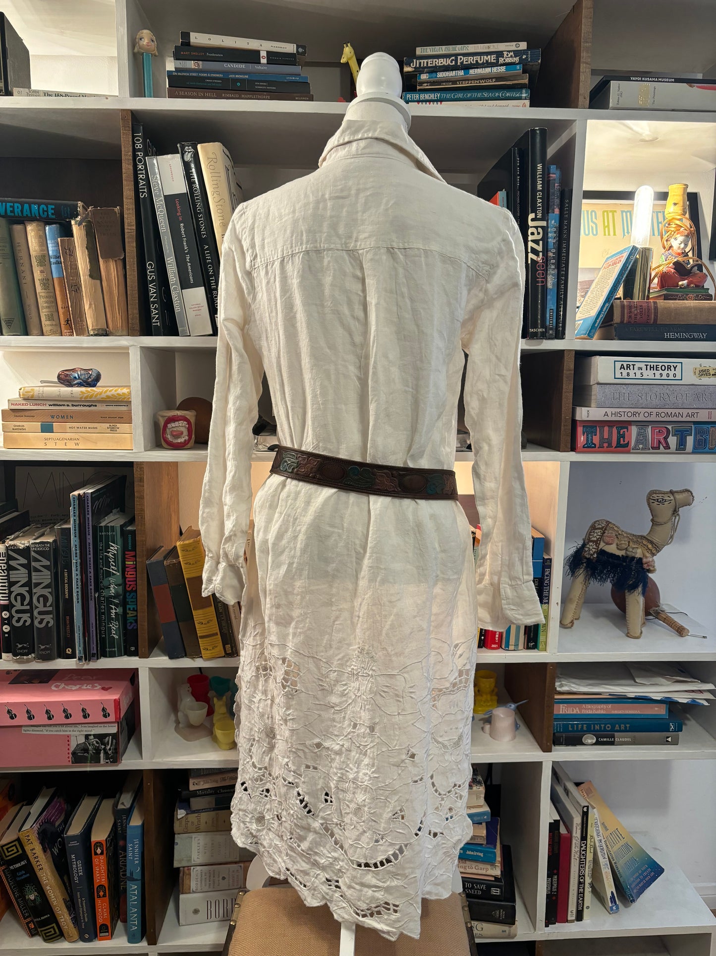 Linen Maxi Button Down Dress