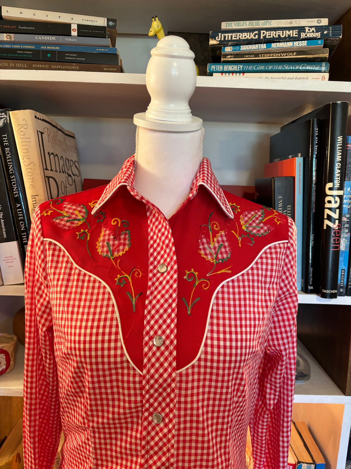 H Bar C 1970's Cowboy Shirt