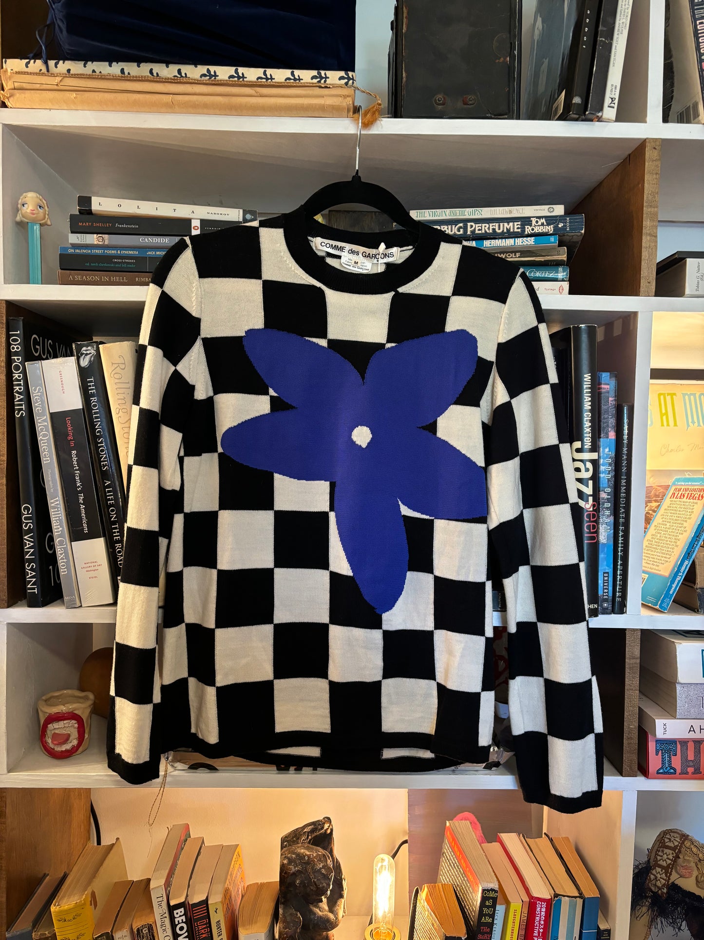 Comme des Garcons checkered sweater