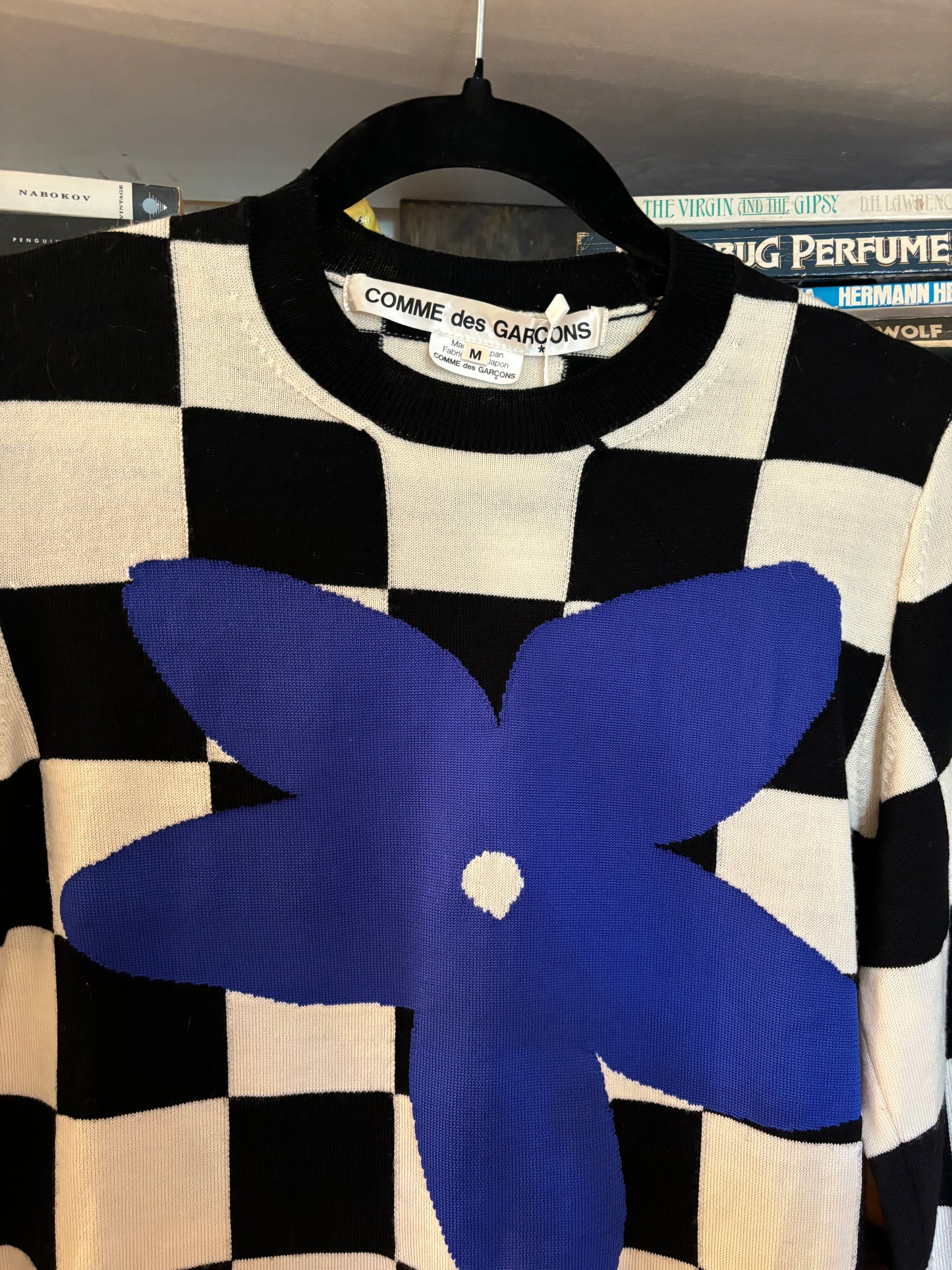 Comme des Garcons checkered sweater