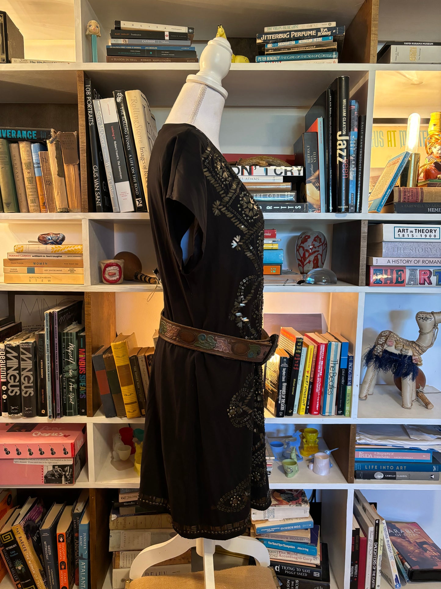 Hale Bob Silk Embellished Dress