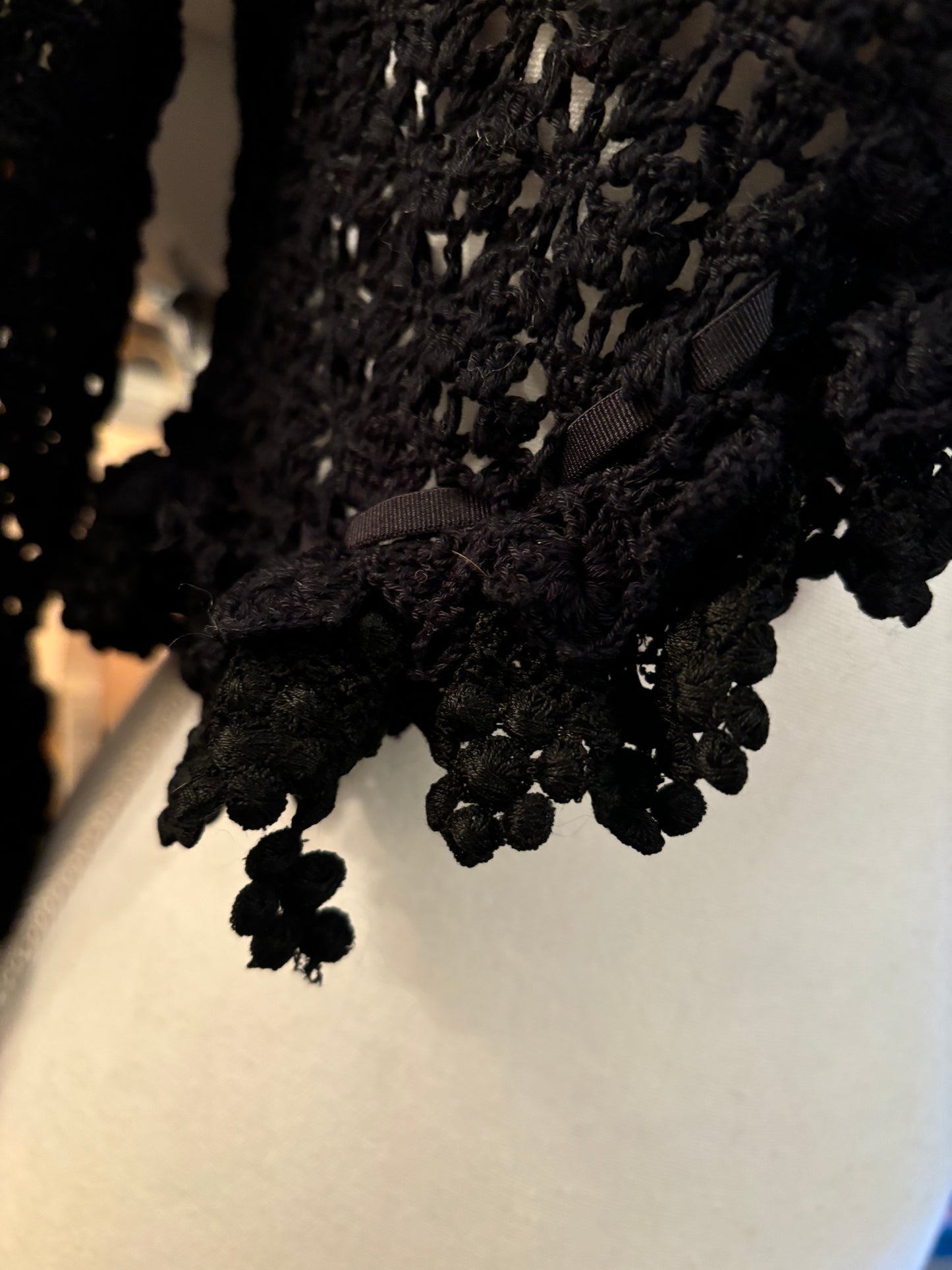 Oscar De La Renta Open Front Sweater