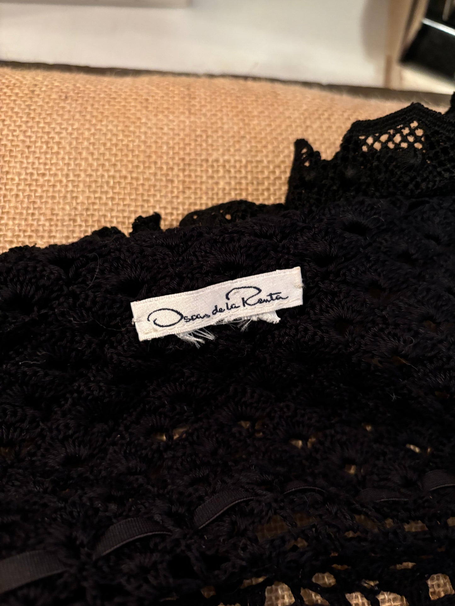 Oscar De La Renta Open Front Sweater