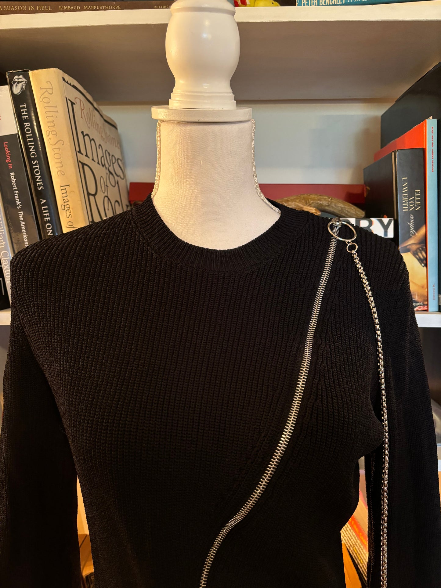 Givenchy Asyemmtric Zip Sweater