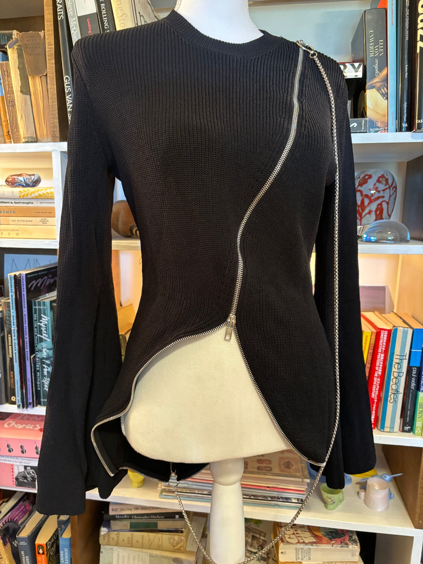 Givenchy Asyemmtric Zip Sweater