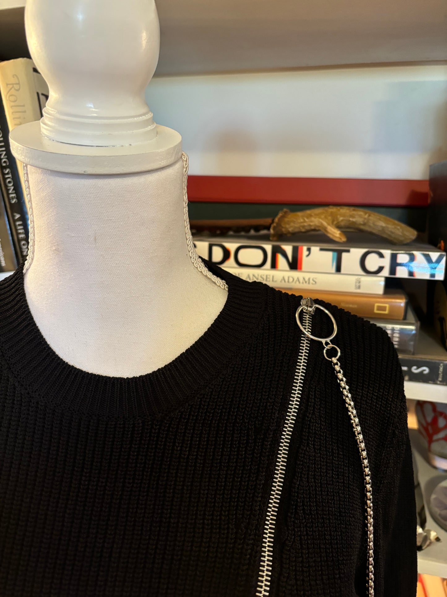 Givenchy Asyemmtric Zip Sweater