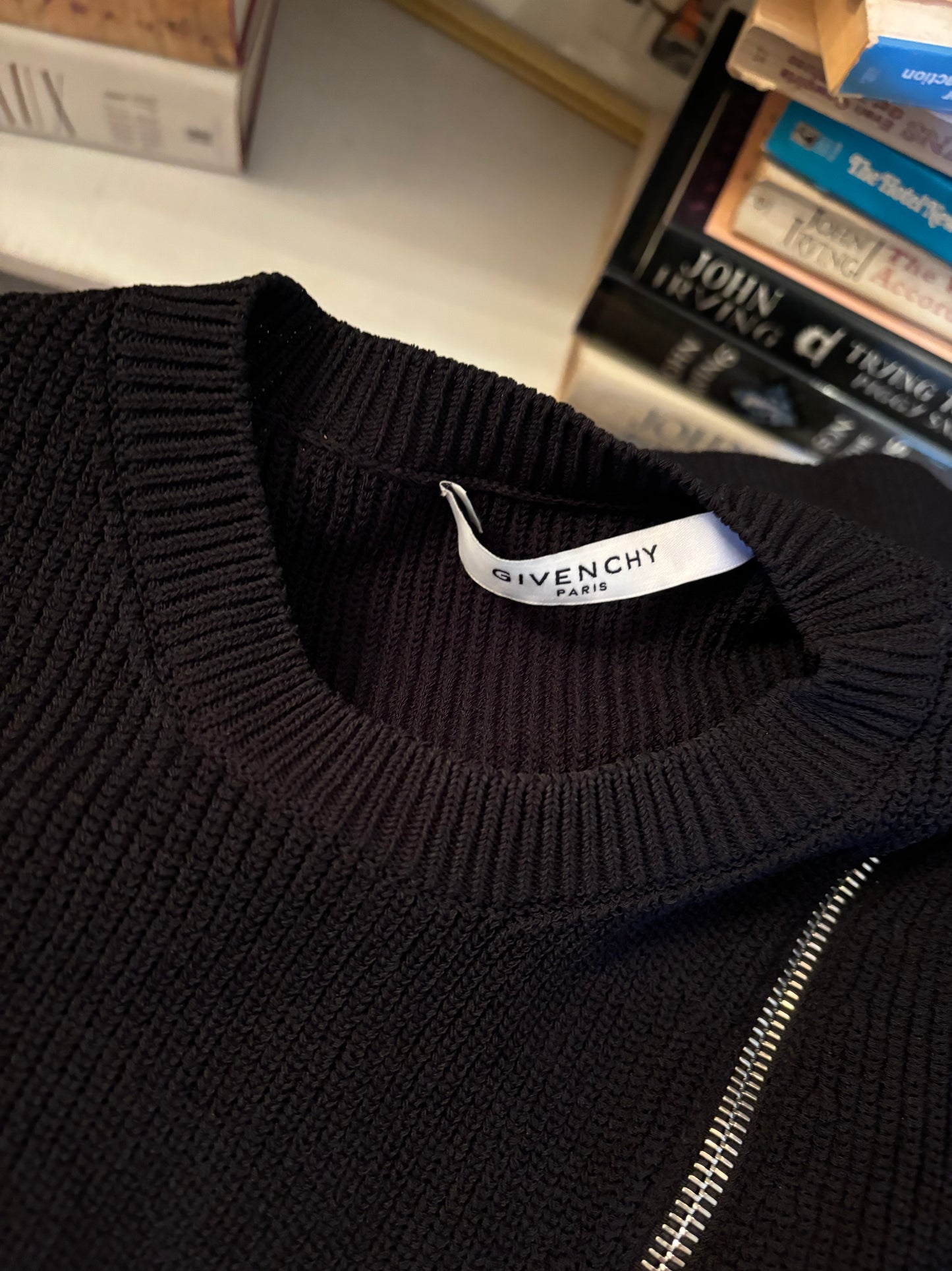 Givenchy Asyemmtric Zip Sweater