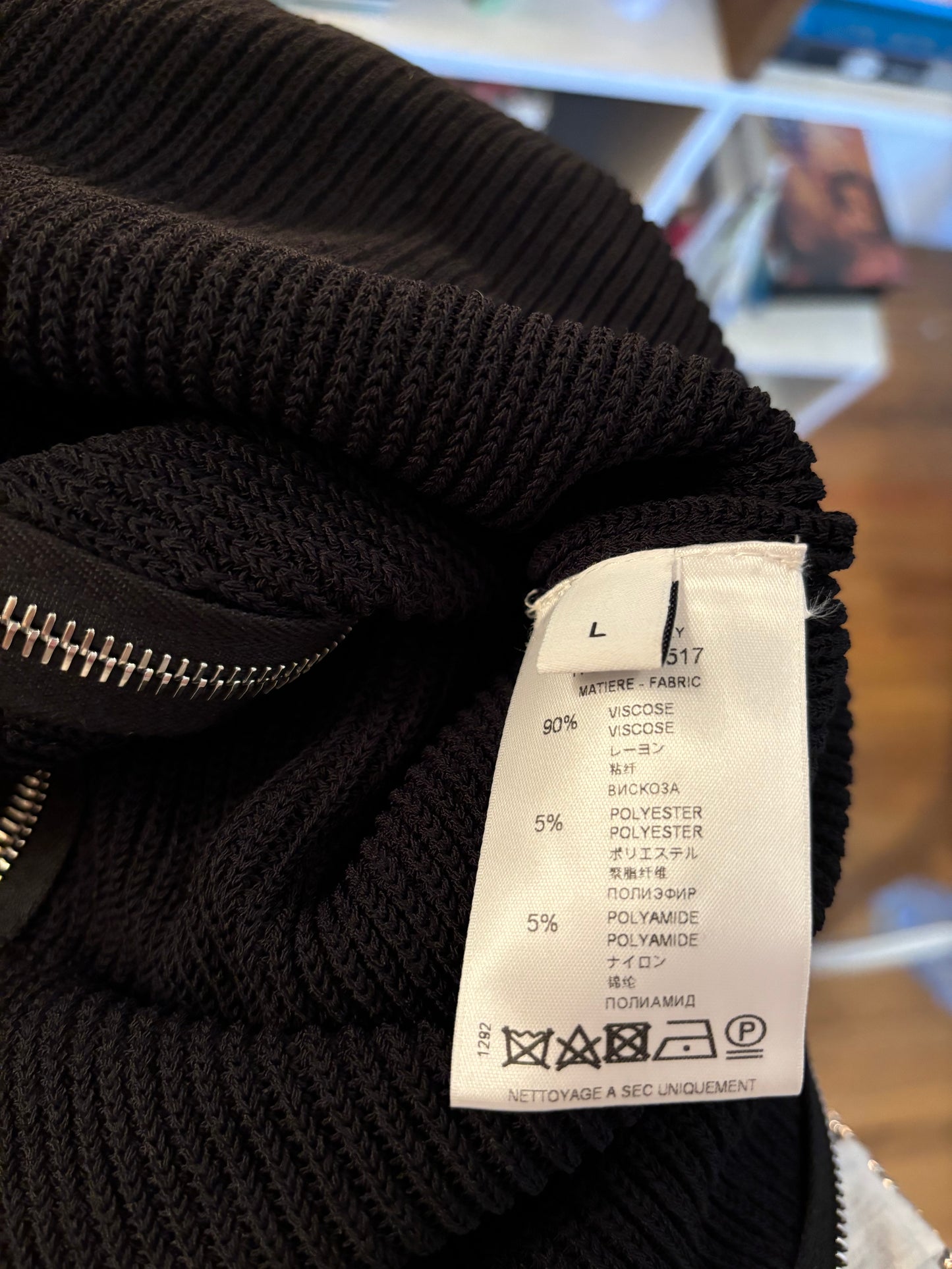 Givenchy Asyemmtric Zip Sweater