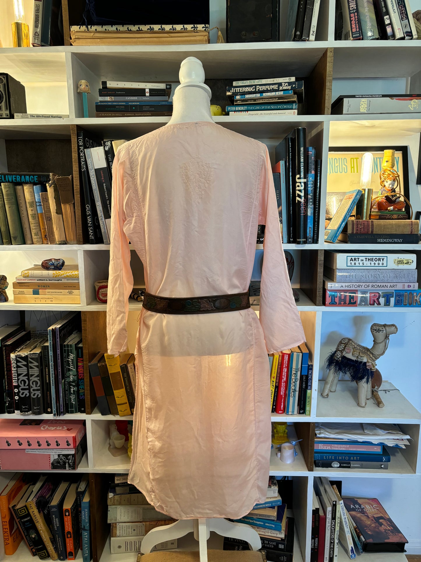 Pink Silk Tunic Dress