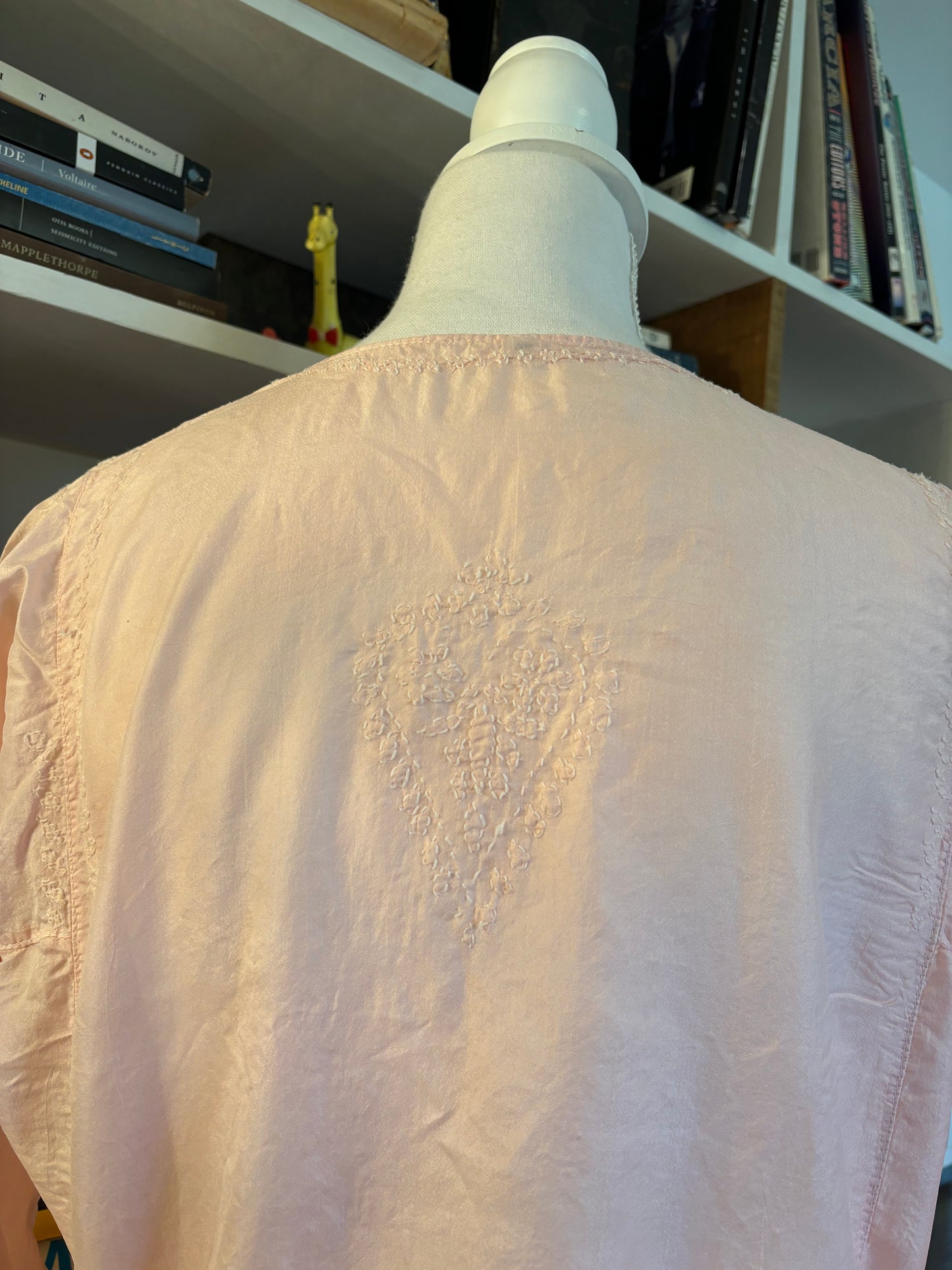 Pink Silk Tunic Dress