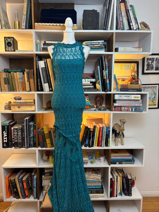 Nightcap Teal Lace Dress