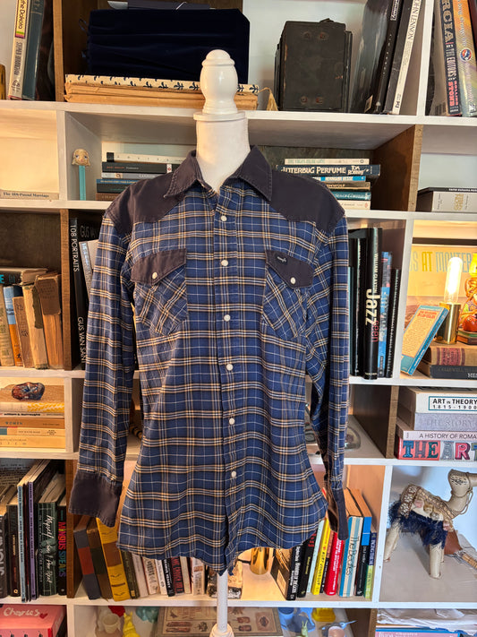 Wrangler 90's Pearl Snap Cowboy Shirt