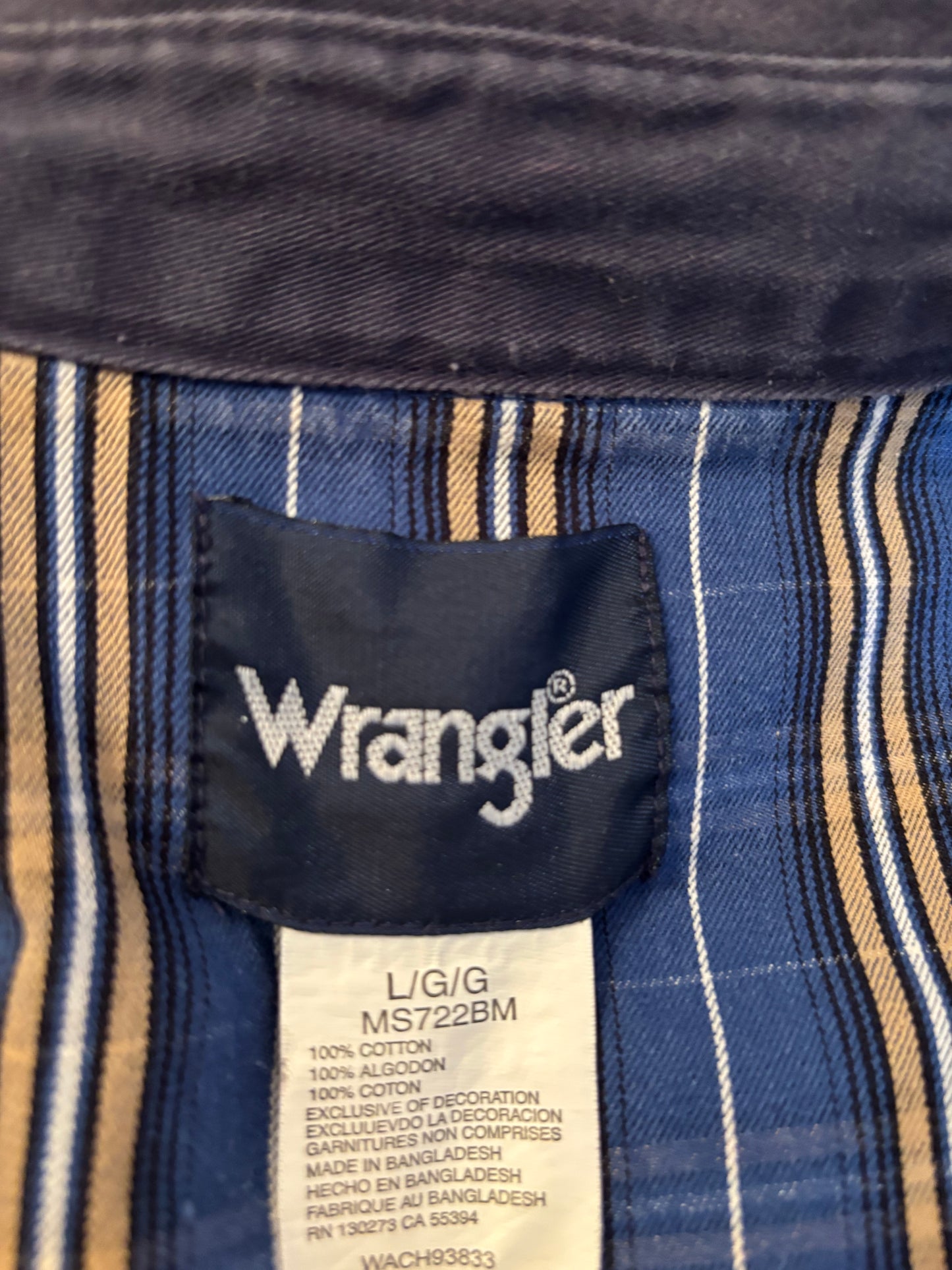 Wrangler 90's Pearl Snap Cowboy Shirt