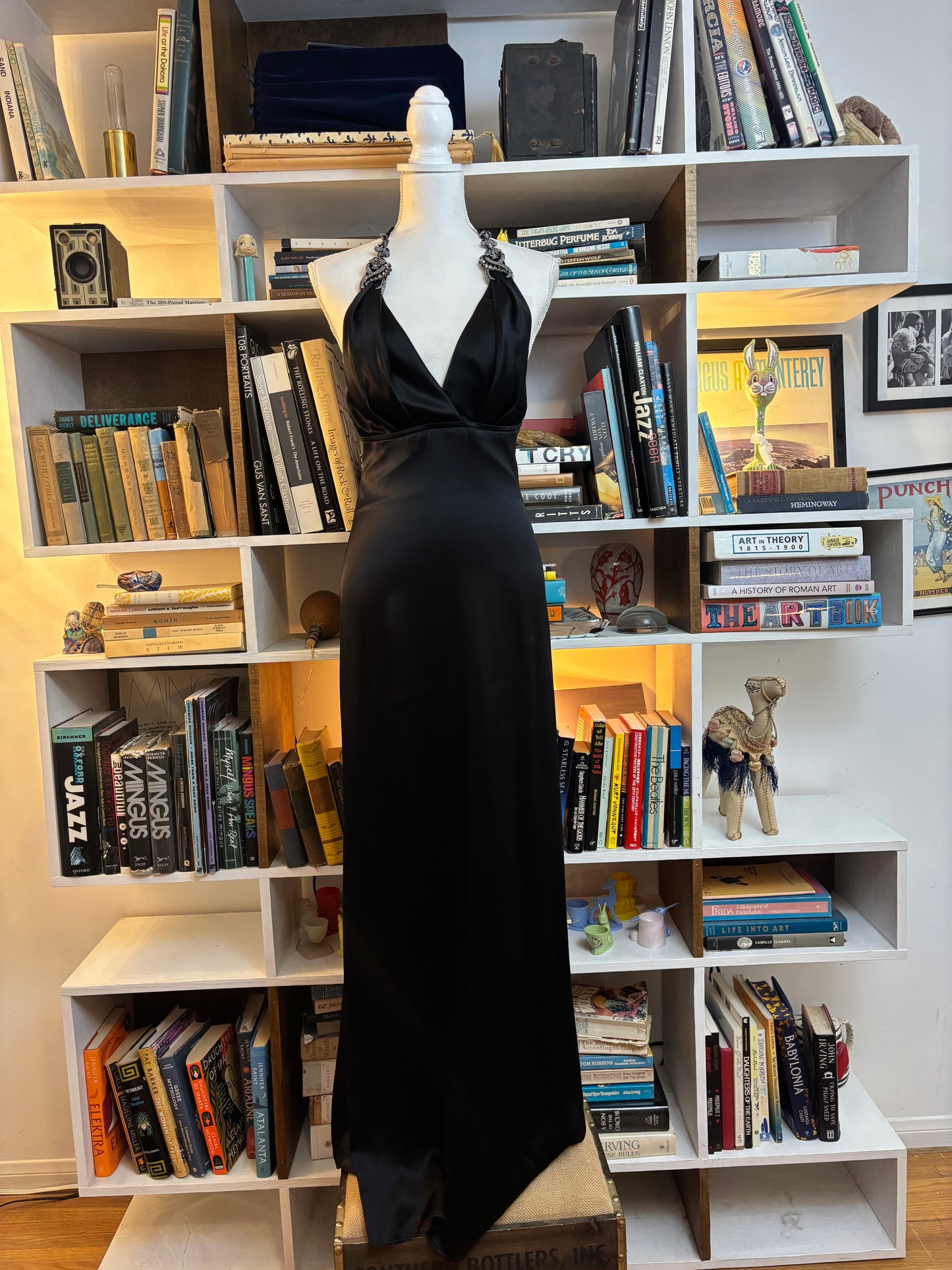 Badgley Mischka Satin Gown