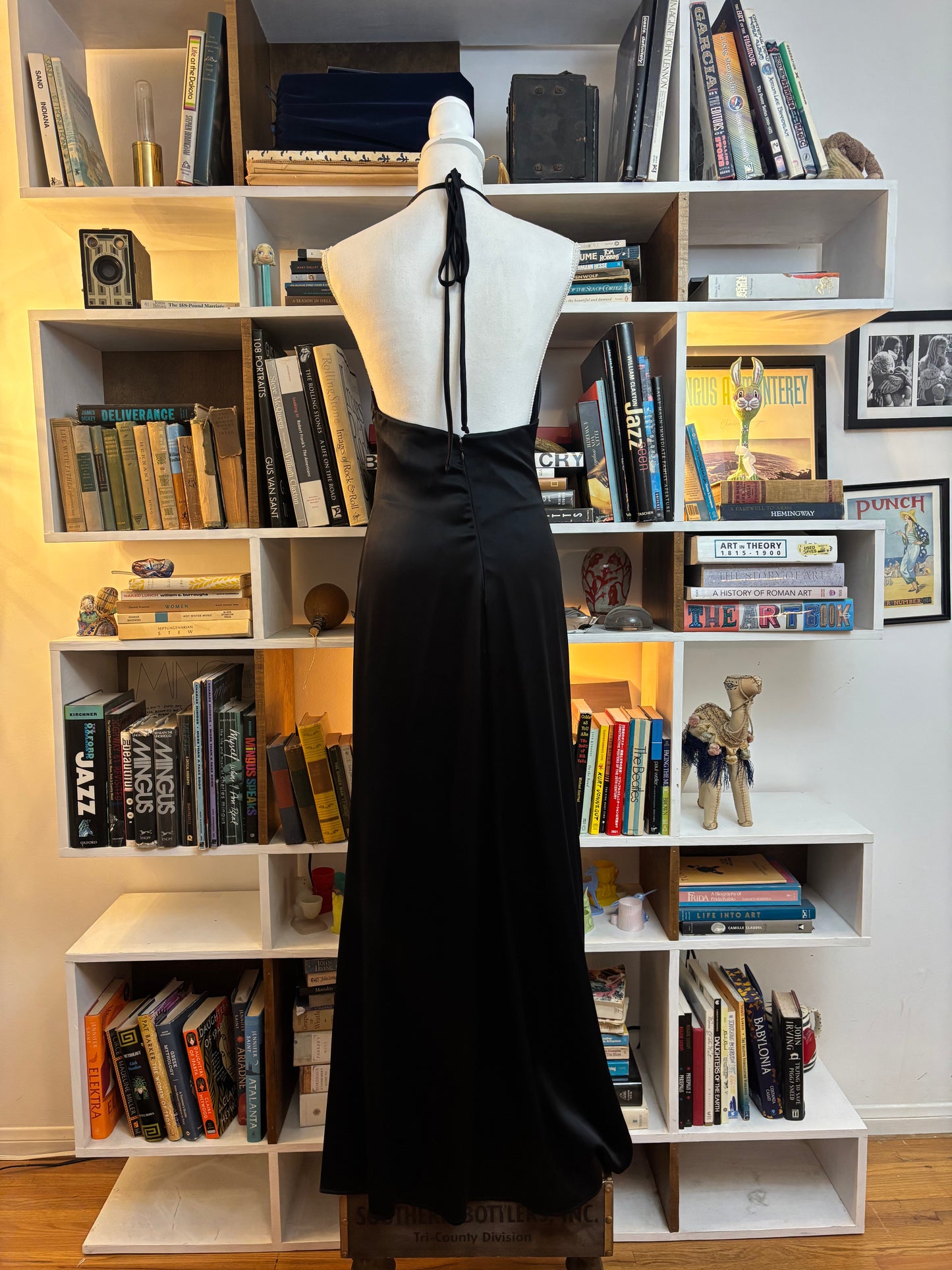 Badgley Mischka Satin Gown