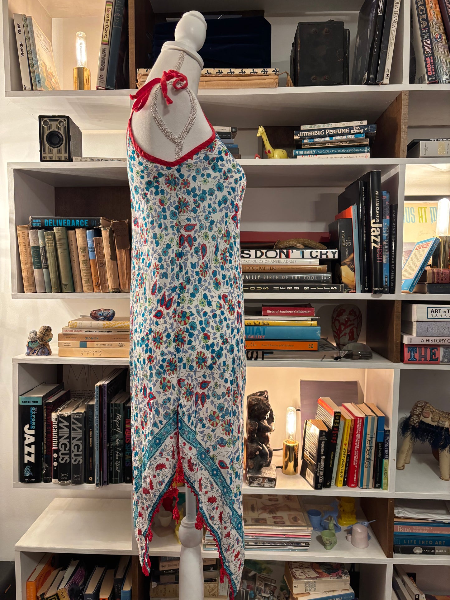Floral Vintage Tie Dress