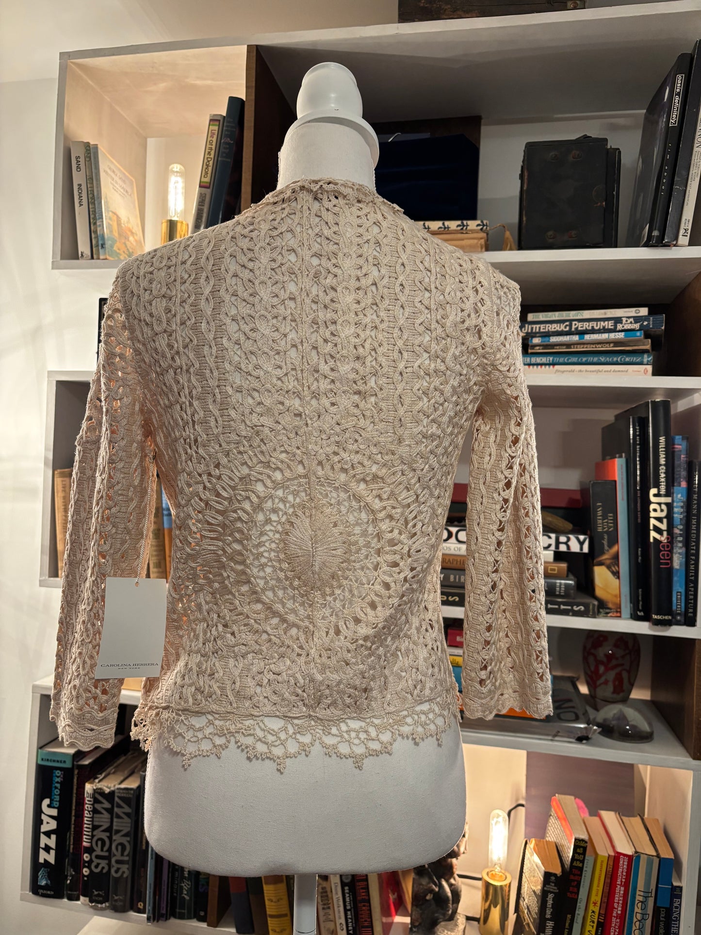 Carolina Herrera Silk Cardigan