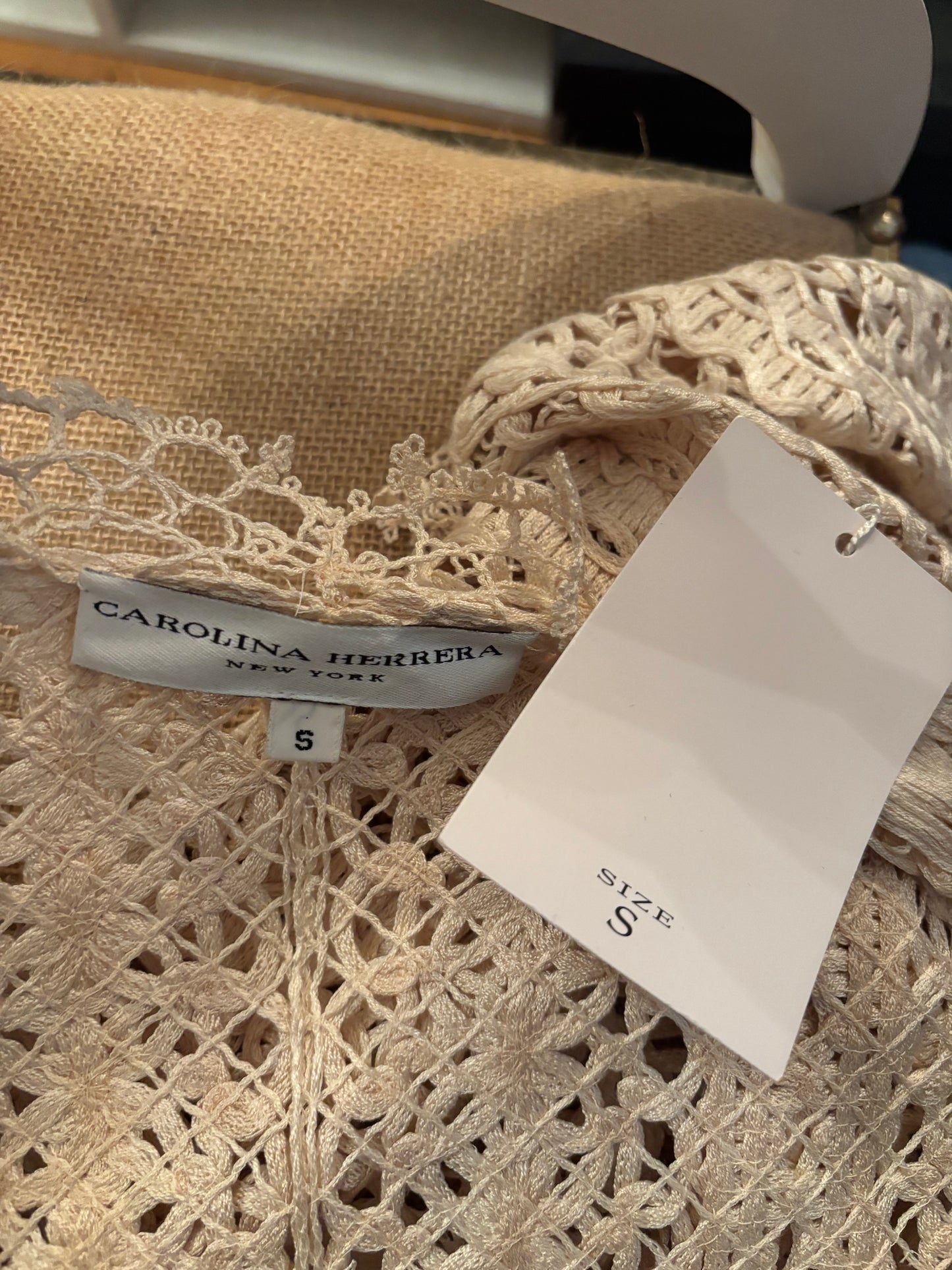 Carolina Herrera Silk Cardigan