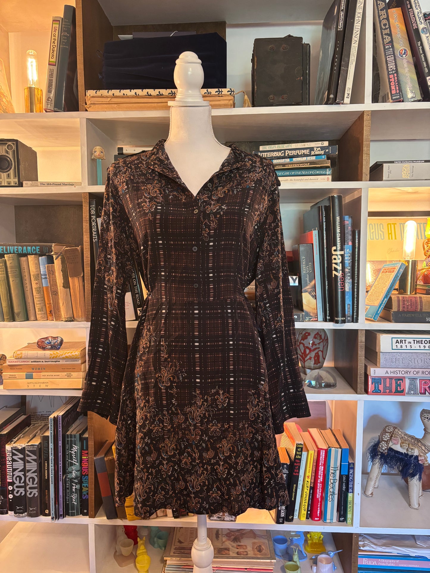 All Saints Silk Sanko Cade Dress