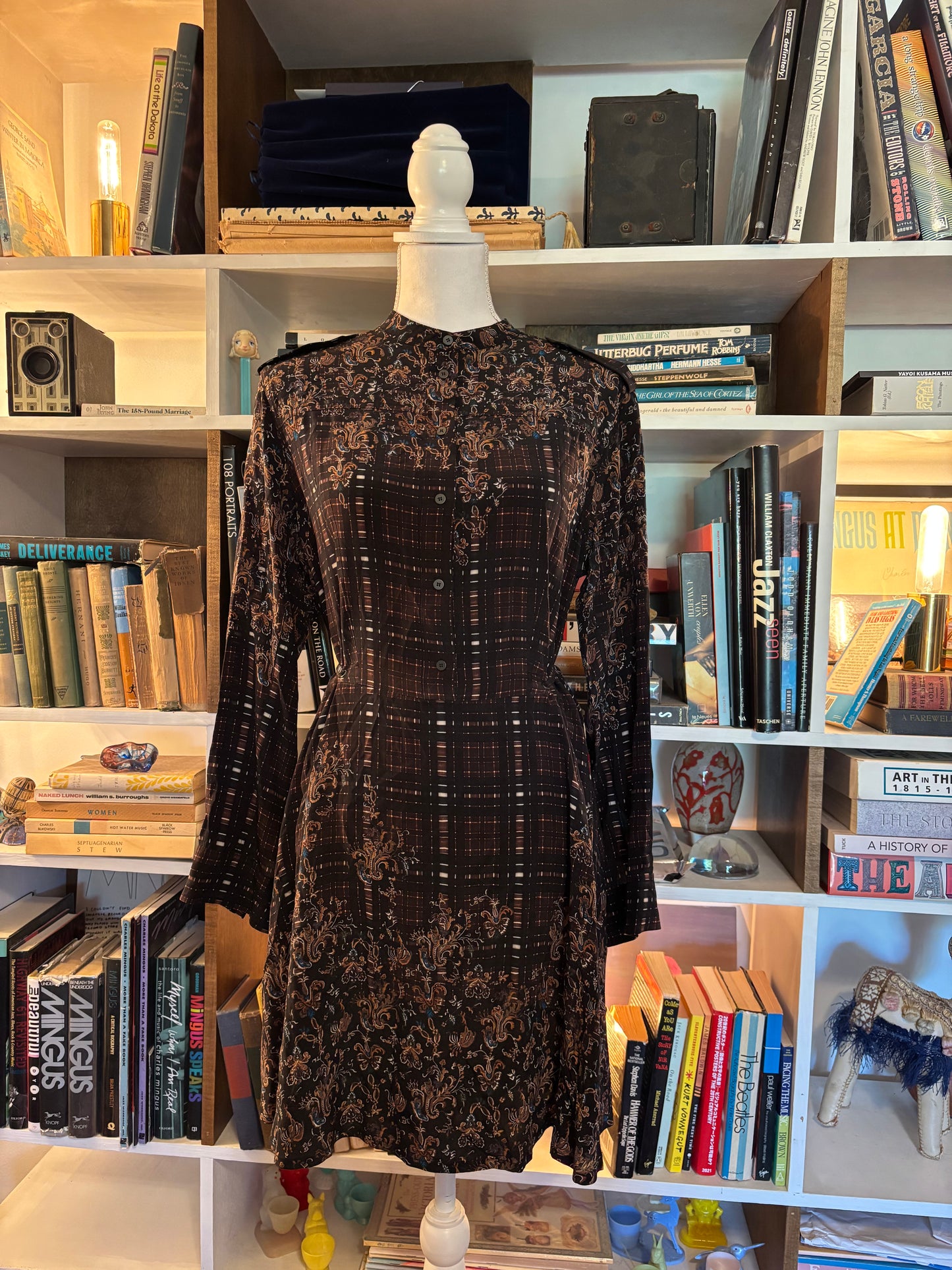 All Saints Silk Sanko Cade Dress