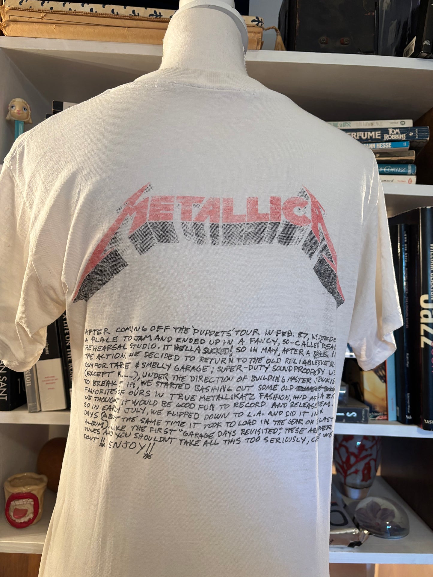 1987 Metallica Crash Course Tee