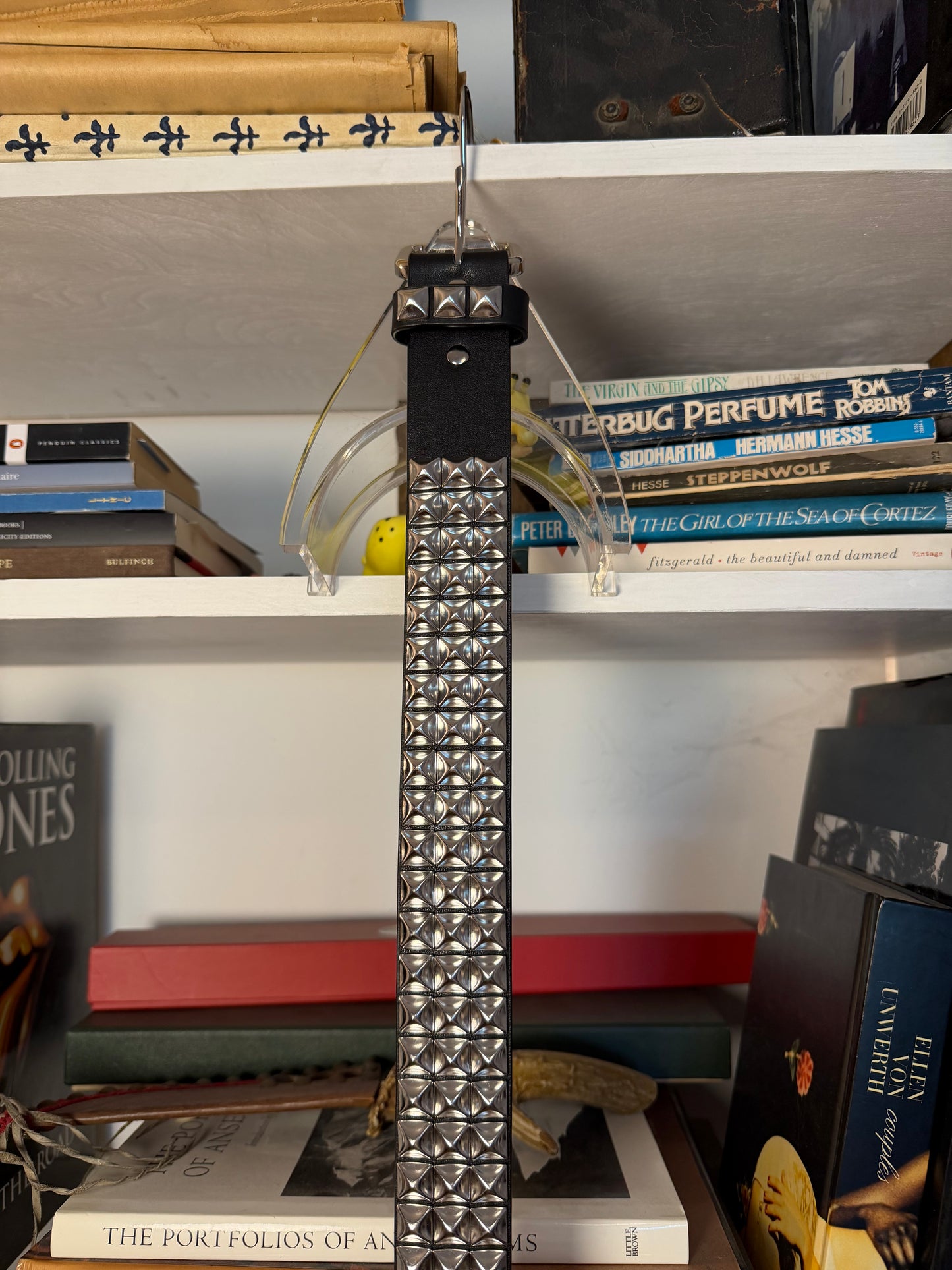 Studded Leather Belt