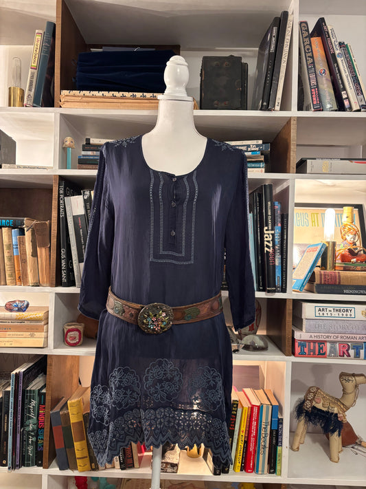 Johnny Was Embroidered Dress