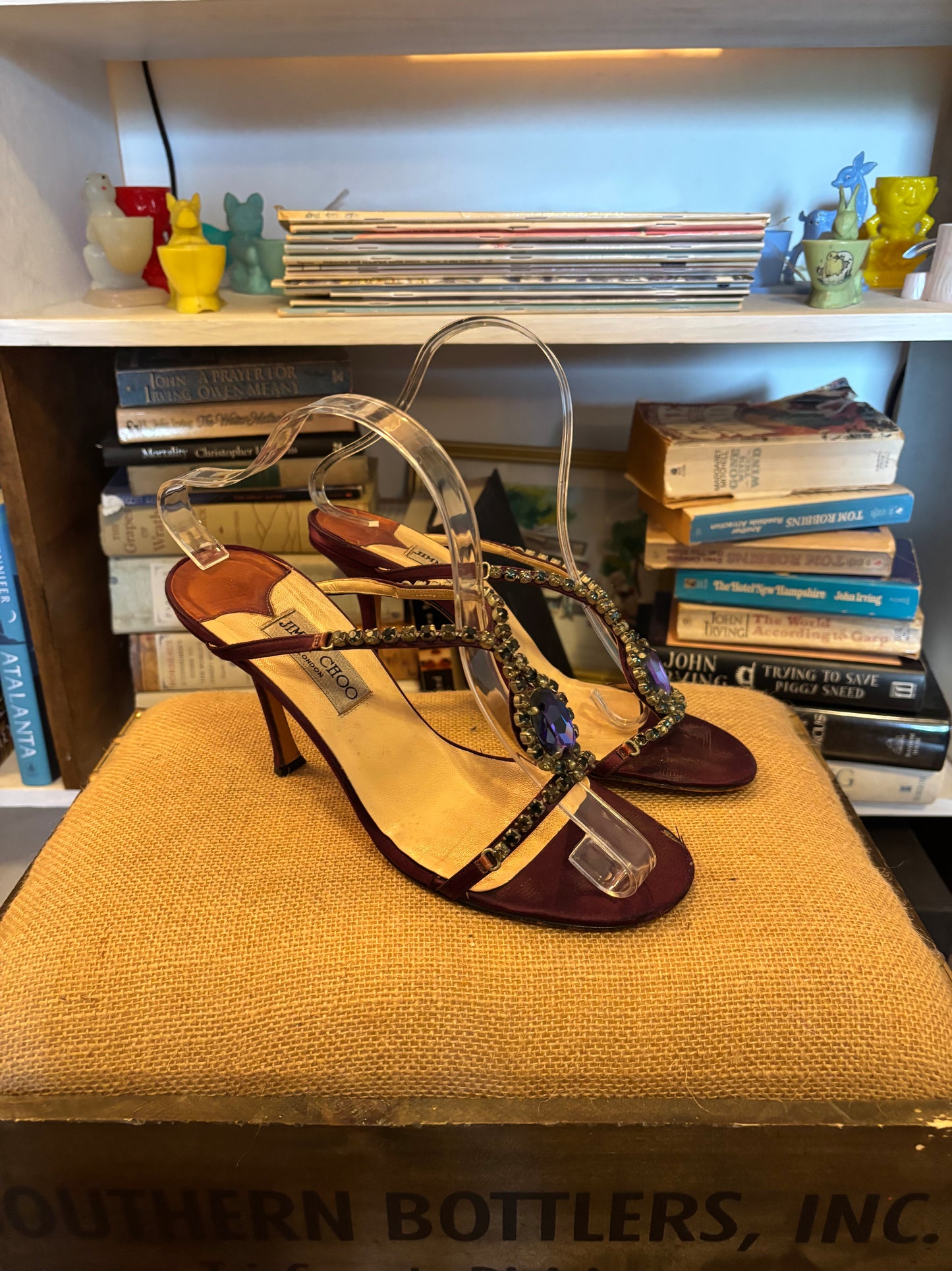 Jimmy Choo Bejeweled Sandals 40