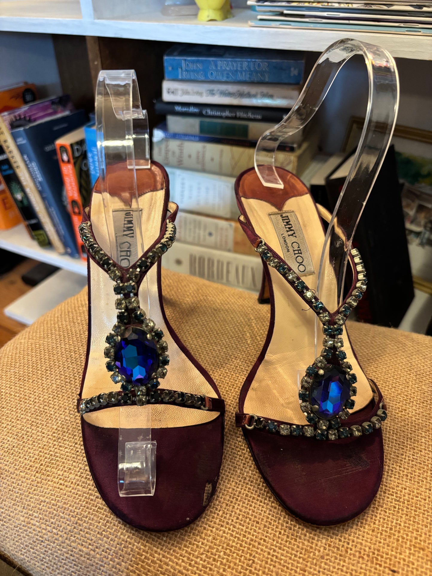 Jimmy Choo Bejeweled Sandals 40